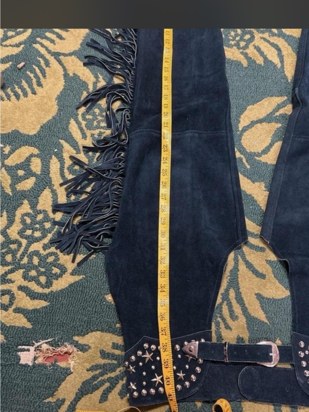 UNDERSTATED LEATHER Fringe Chaps - Picture 9 of 12